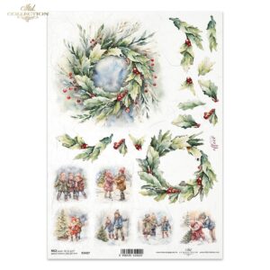 Rižin ITD decoupage papir A4 R2437