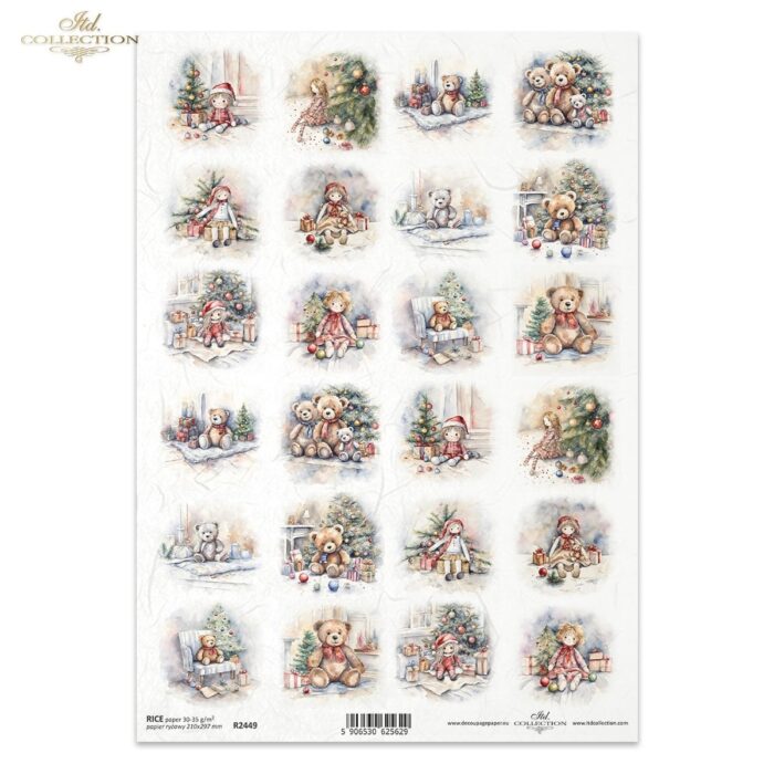 Rižin ITD decoupage papir A4 R2449