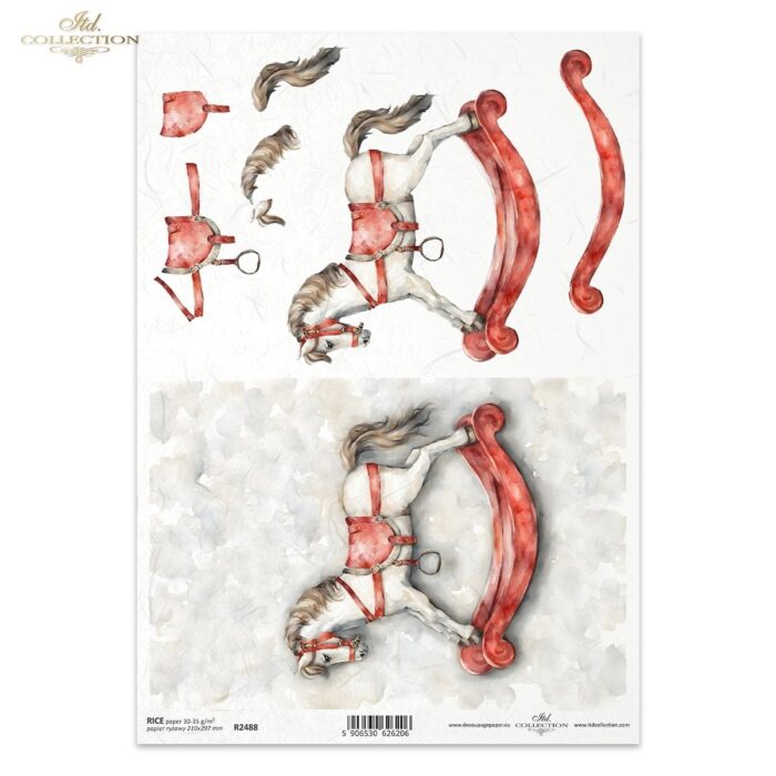 Rižin ITD decoupage papir A4 R2488