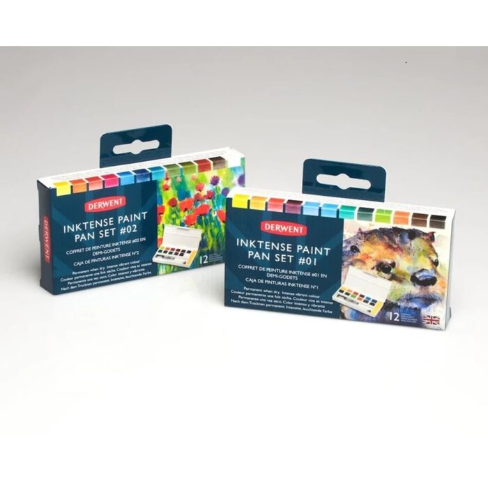Derwent Inktense Paint Pan putni set