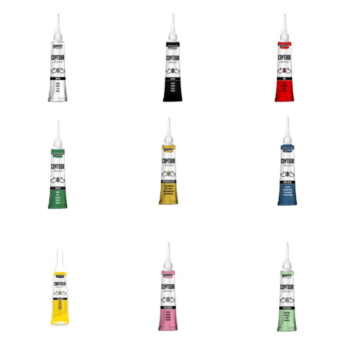 Konturna boja za staklo 20 ml
