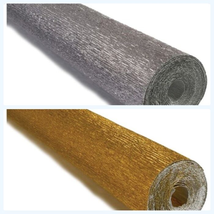 Krep papir 180g 50x250 cm metalik