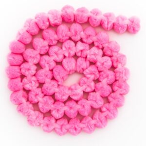 Pomponi girlanda-roza