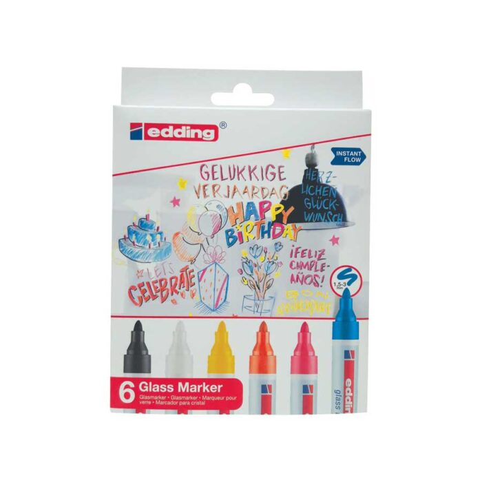 Set markera za staklo Edding 95