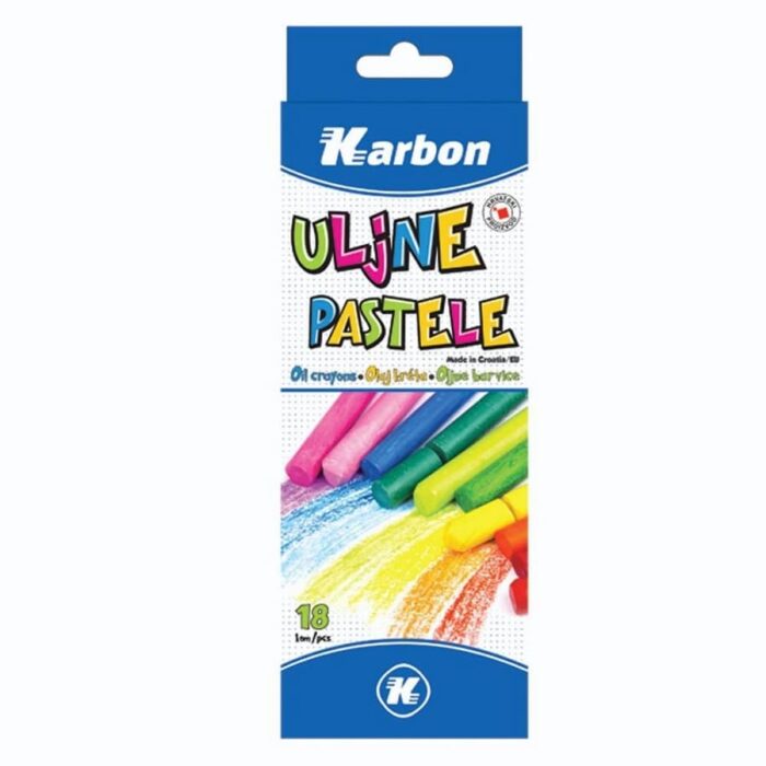 Uljne pastele 18 komada Karbon