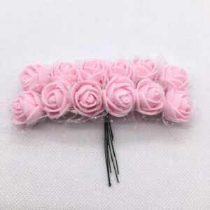 Umjetno cvijeće od moosgummi cvjetića s tilom, veličina 2 cm