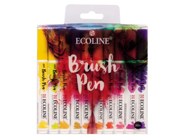 Ecoline brush pen set 31347 ABOJ-82