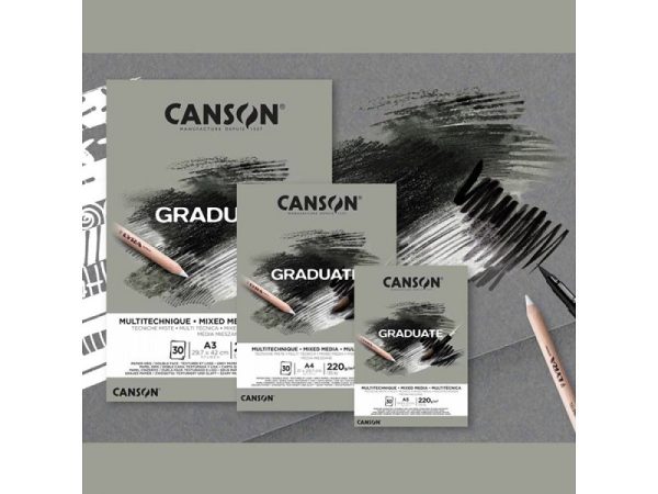 Blok Canson Graduate MM grey 30543 BLOK-271