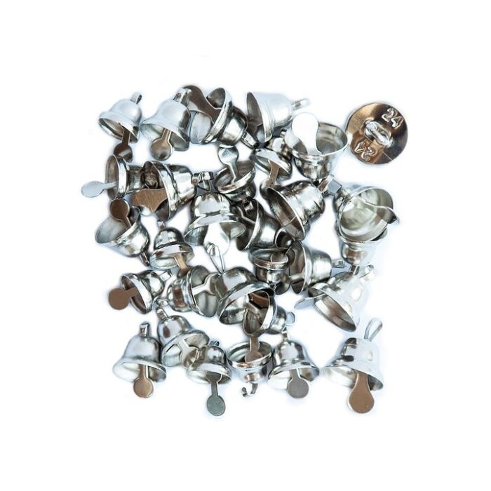 Dekorativni zvončići u zlatnoj ili srebrnoj boji