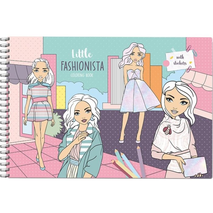 Bojanka za djecu Creative LITTLE FASHIONISTA