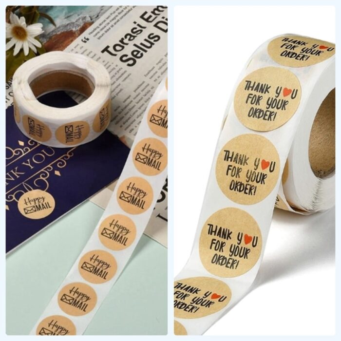 Naljepnice u roli 25 mm 500 komada