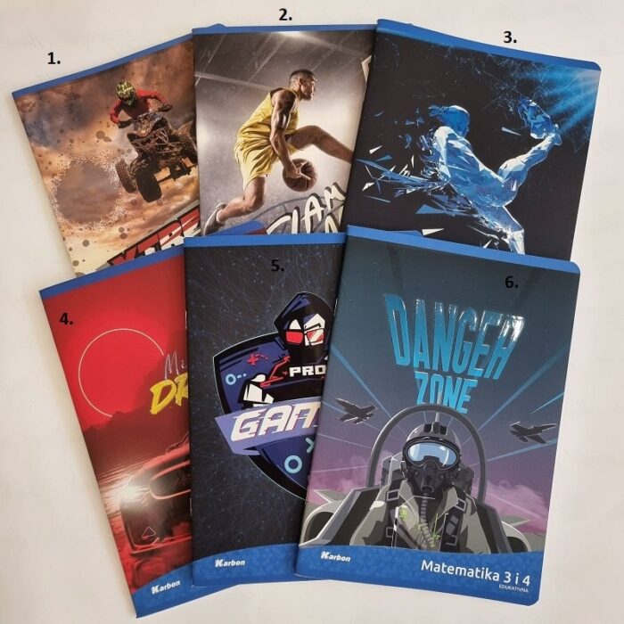 Bilježnica za matematiku za 3 i 4 razred