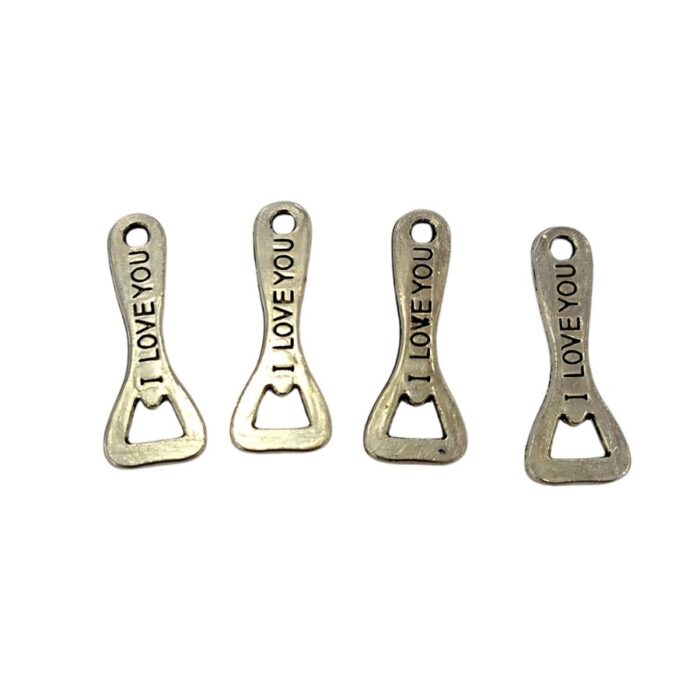 Privjesak za izradu nakita - otvarač za boce s natpisom