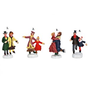 Božićno selo - figurice klizača