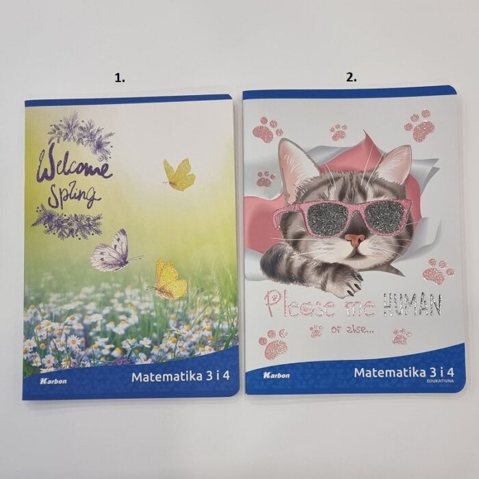 biljeznica matematika 3 i 4 karbon