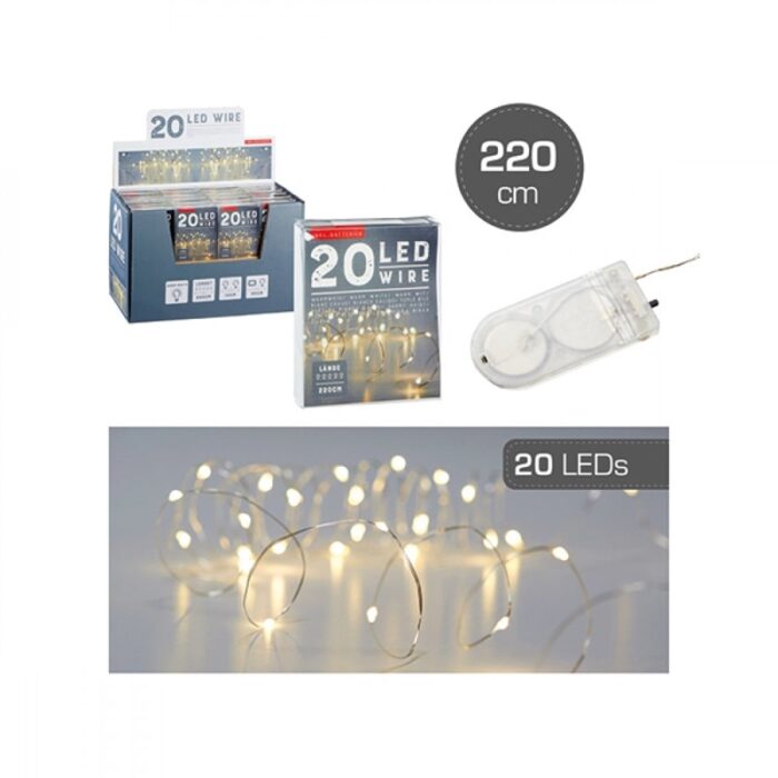 Božićne lampice LED 220 cm