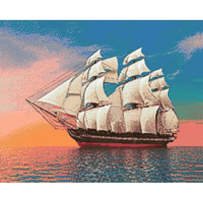Diamond painting - Ship in the sea