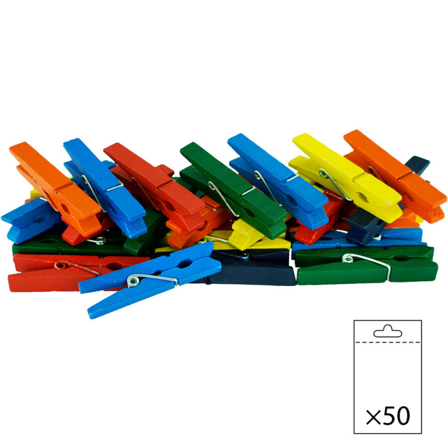 kvačice u boji 50 kom