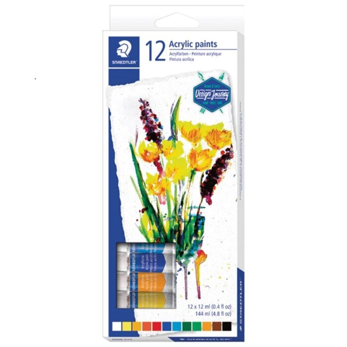 Set akrilnih boja Staedtler 12 komada, 12 ml
