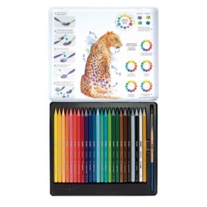 Akvarel bojice 24 kom + kist Milan_2