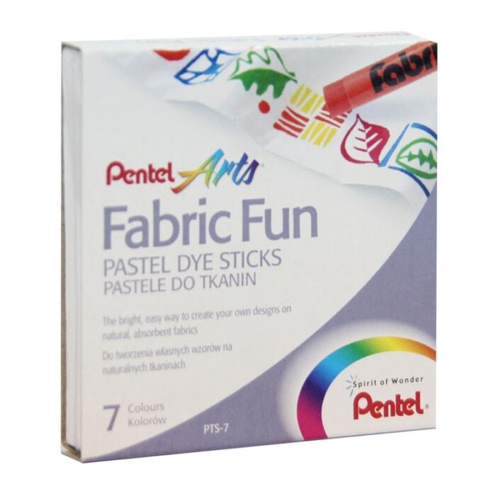 Pastele za tekstil 7 kom Pentel
