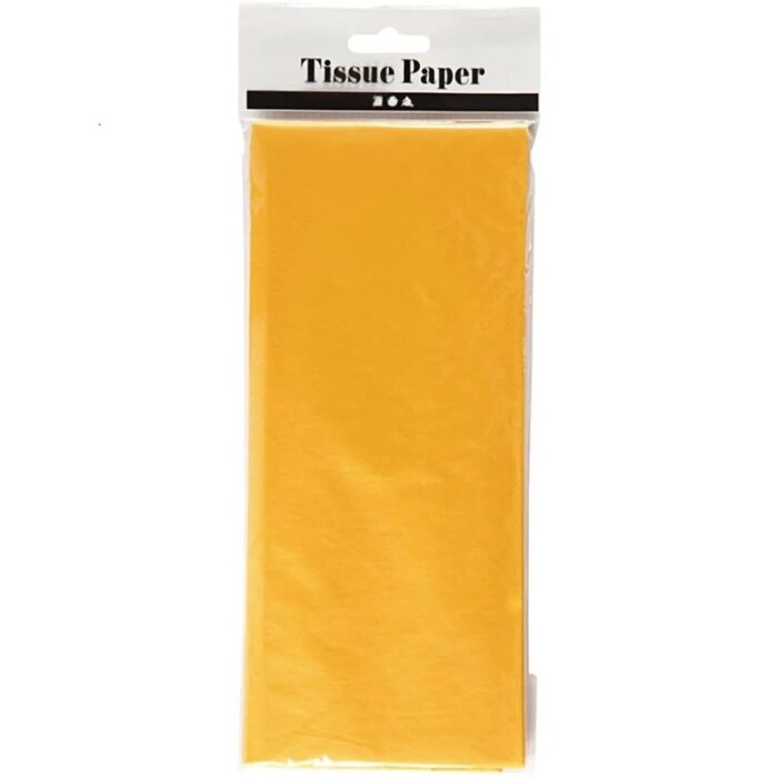 Tissue papiri 50x70 cm 10 komada-žuta