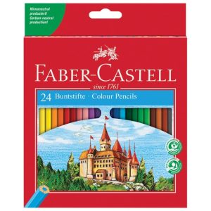 Boje drvene 24 komada Faber Castell