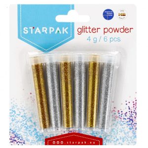 Glitter Starpak 4 gr 6 komada