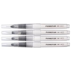 Kist za boje sa spremnikom za vodu 4 komada otvoreni