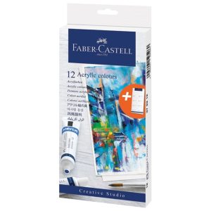 Akrilne boje 20 ml 12 komada Faber-Castell