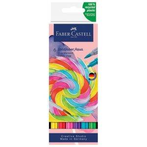 Akvarel marker obostrani 6 boja Candy shop Goldfaber Faber-Castell