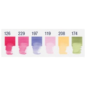 Akvarel marker obostrani 6 boja Flowers Goldfaber faber-Castell boje