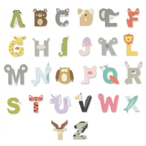 Sizzix Thinlits Die Animal Alphabet set