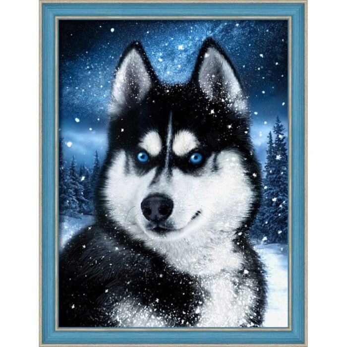 Diamond painting - Snow Husky 30x40 cm Diamond painting - Snow Husky 30x40 cm