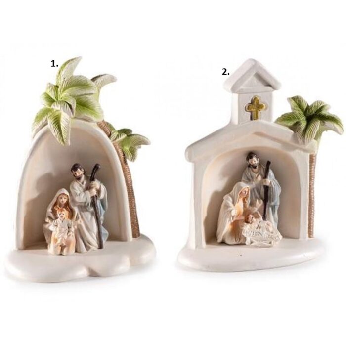 Jaslice Svete obitelji 10x5x12 cm