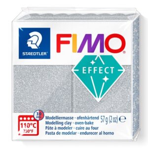 fimo glitter 812 - silver
