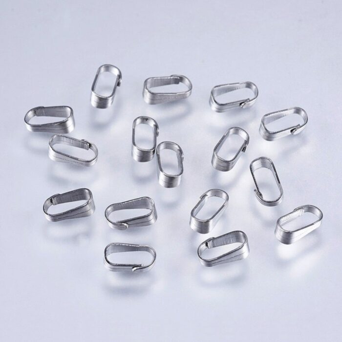 Nehrđajući čelik kopče za privjesak 6x3x2 mm 10 kom
