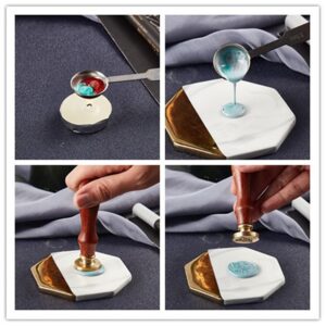 Pečat za vosak - božićno drvce 83x22 mm primjer