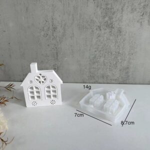 Silikonski kalup kućica 87x70x12 mm dimenzije