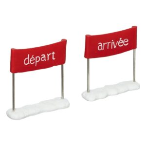 Božićno selo - dodaci za skijalište 21.5x4x14.5 cm-2