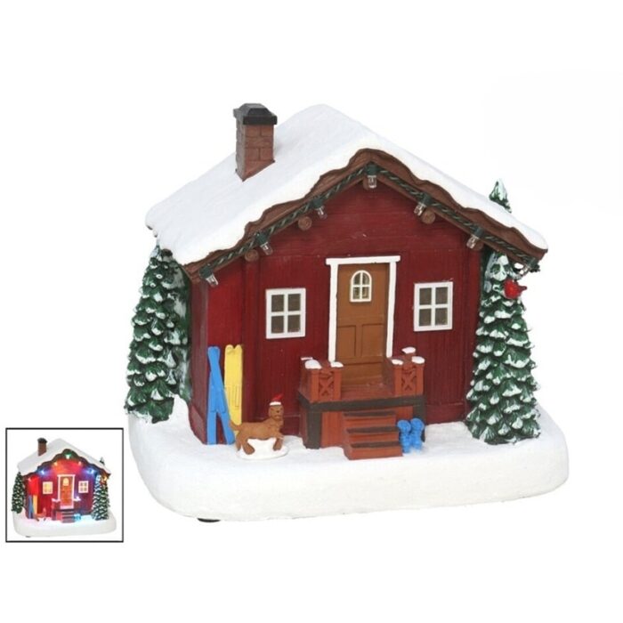 Božićno selo - kućica 18x11x15.5 cm