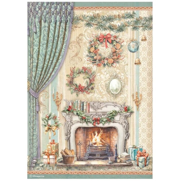 Rižin decoupage papir A4 - The Nutcracker chimney