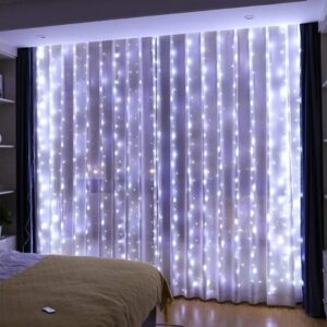 Božićne lampice zavjesa 300 LED hladne 3x2.90m-primjer