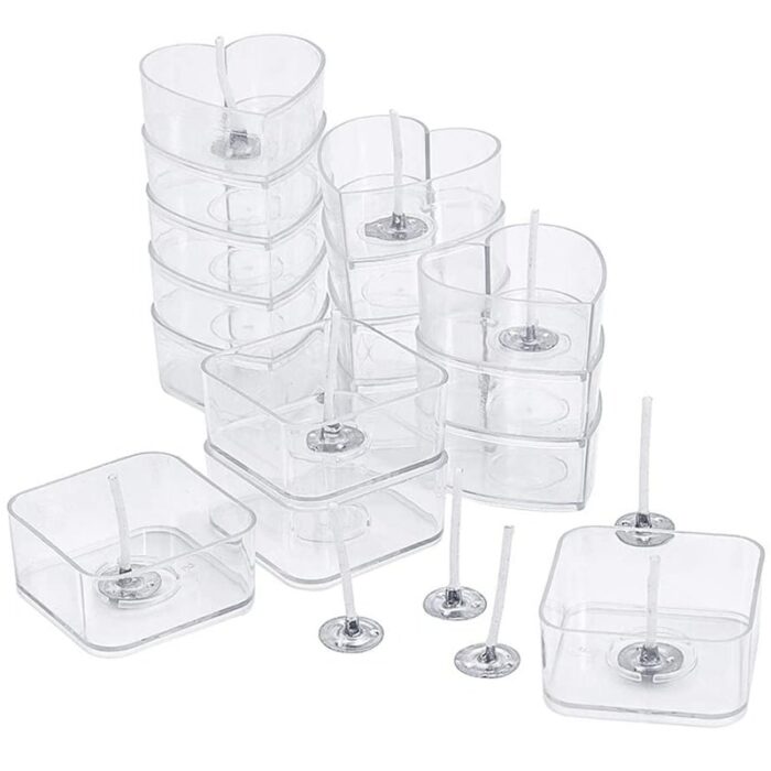 Posudice za svijeće plastične set 40 komada