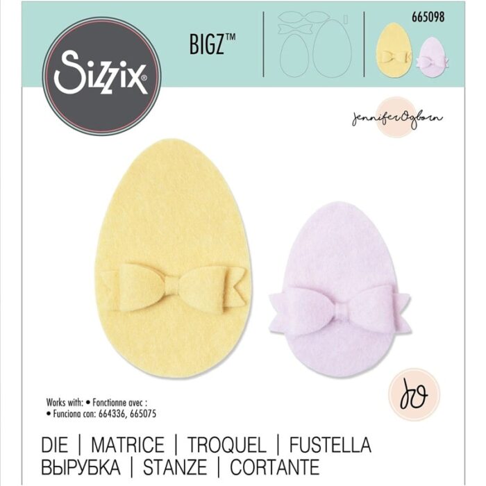 Sizzix nastavak Bigz Die - Easter Egg by Jennifer Ogborn