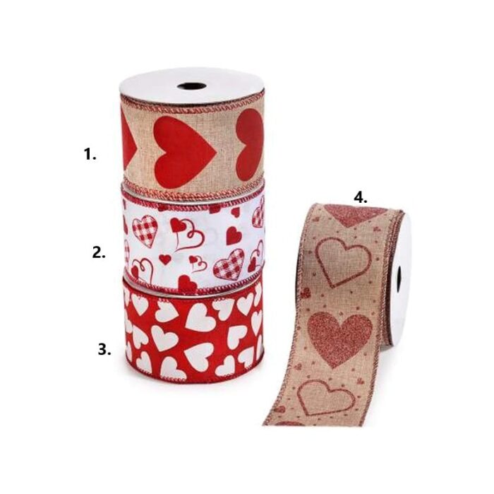 Ukrasna traka srca 63 mm