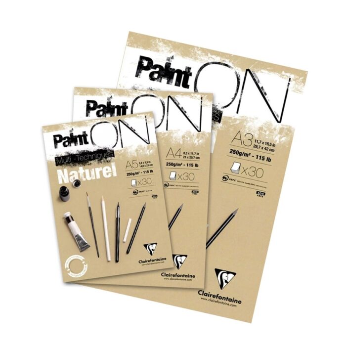 Blok za crtanje Paint ON Multi-Technique Naturel 250 g