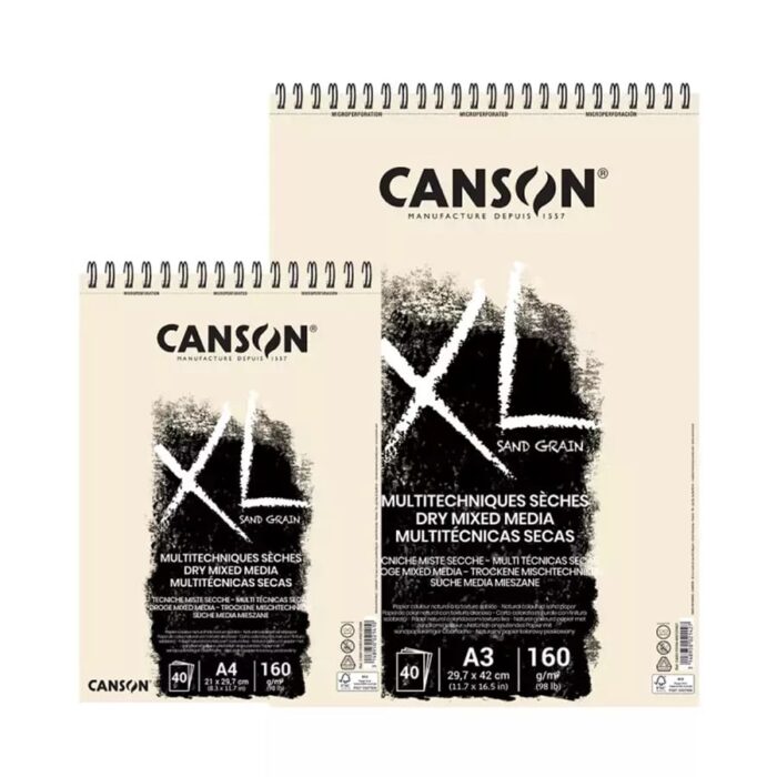 Crtaći blok Canson XL Dry Mixed Media 160 g