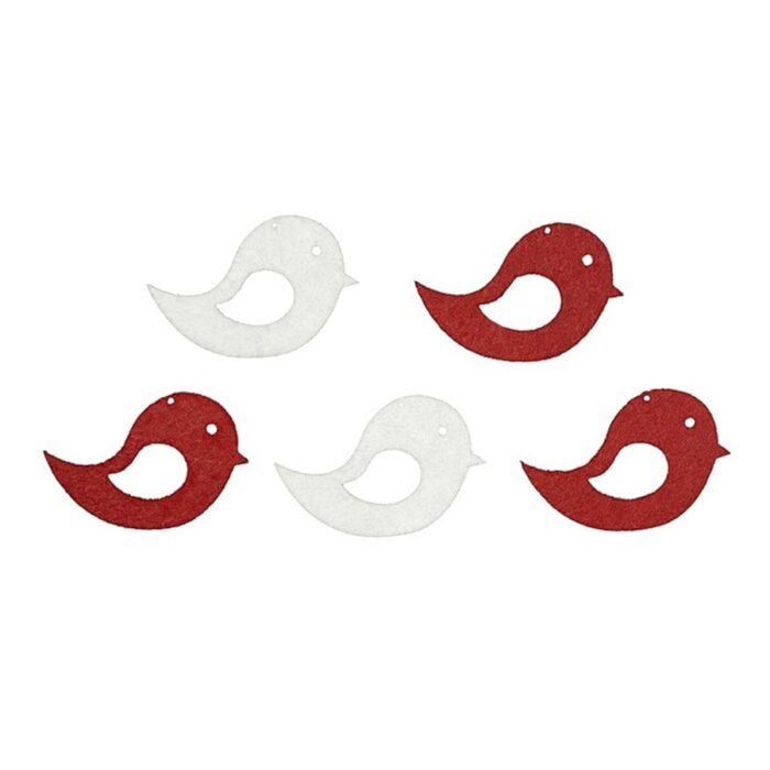 Filc deko motivi - ptičice 5 komada