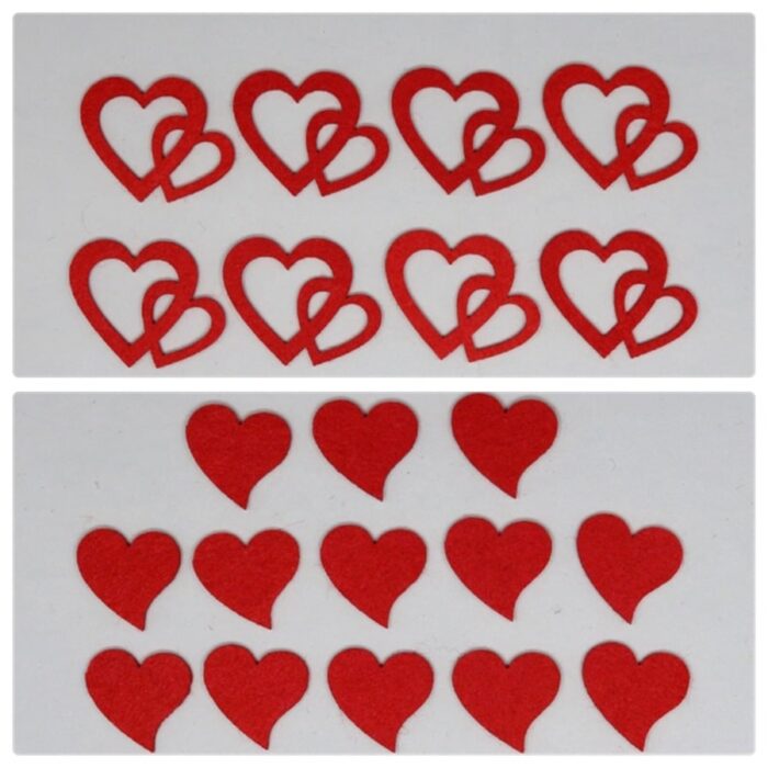 Filc deko motivi - srca